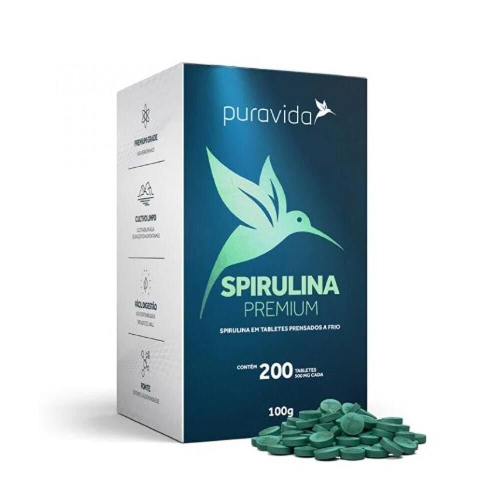 Encontraproduto.com.br - Spirulina Premium Puravida 100g