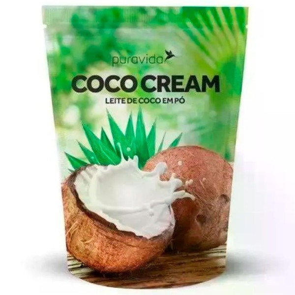 Encontraproduto.com.br - Coco Cream Leite de Coco em pó PuraVida 1kg
