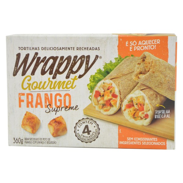 Encontraproduto.com.br - Wrap Gourmet Frango Wrappy 360 G
