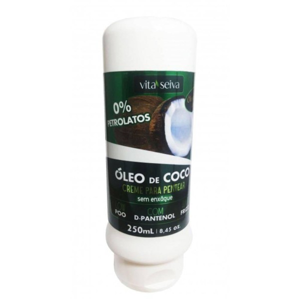 Creme Para Pentear Vita Seiva Óleo De Coco 250ml