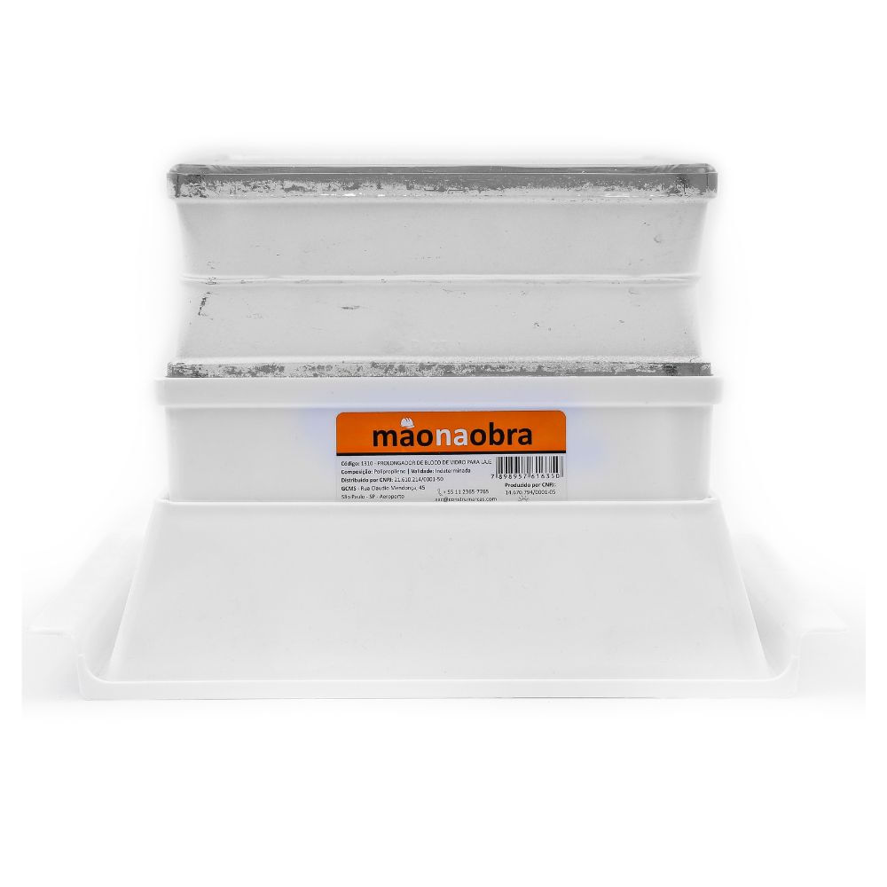 Encontraproduto.com.br - Prolongador Suporte para Instalação de Blocos de Vidro Construmarcas