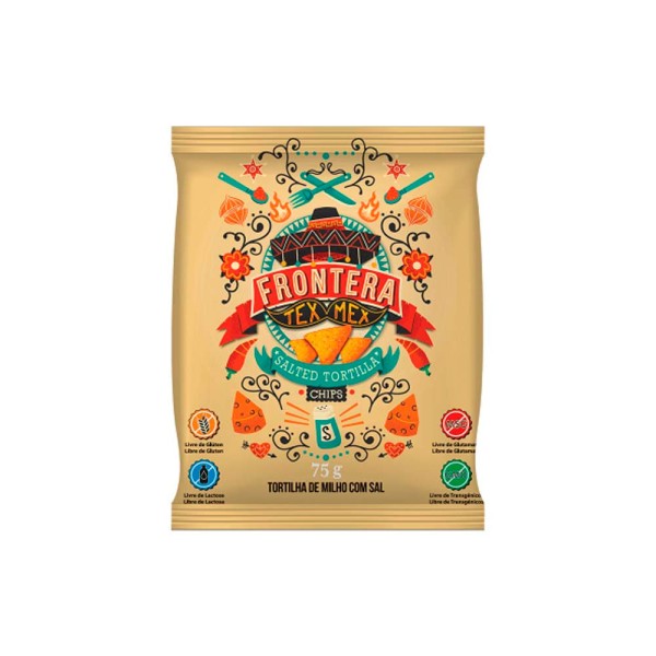Tortillas Chips Frontera Salgada 75g