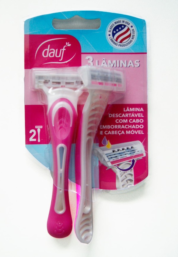 Aparelho Barbear Dauf Rosa Com 2 Unidades