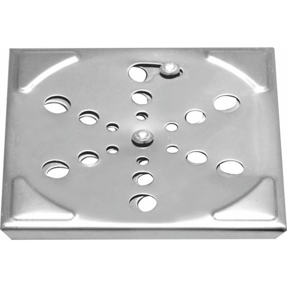 Encontraproduto.com.br - Grelha Inox 10 X 10 Sem Caixilho Quadrada  - Clara Inox