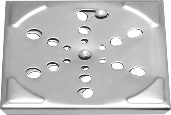 Encontraproduto.com.br - Grelha Inox 10 X 10 Sem Caixilho Quadrada  - Clara Inox