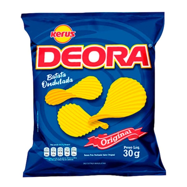 Encontraproduto.com.br - Salgadinho Batata Chips Kerus Original Pacote com 30g
