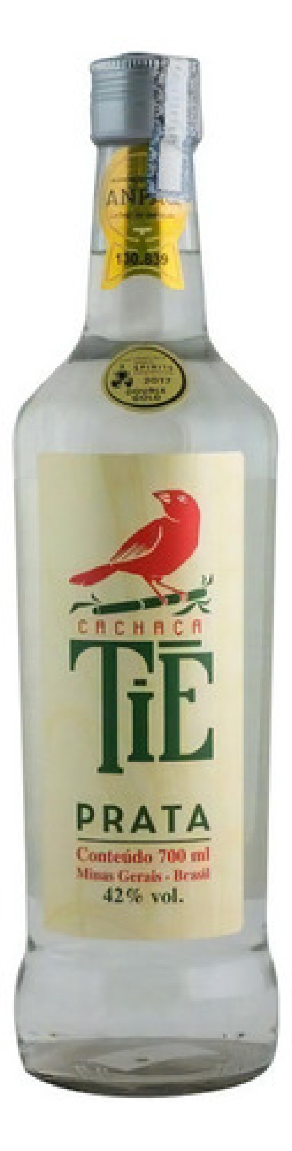 Cachaça Prata Tiê 700Ml