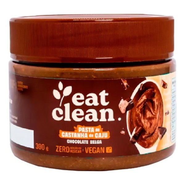 Pasta Castanha Caju Chocolate Belga 300g - Eat Clean