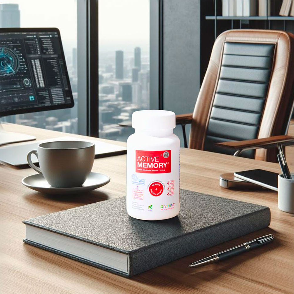 Encontraproduto.com.br - Active Memory- Fosfatidilserina (100mg) 60 Cápsulas Vegetais - Divinité