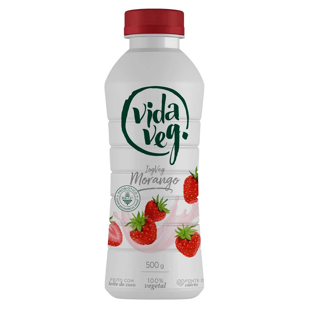 Iogurte Vegano Vida Veg Morango 500g