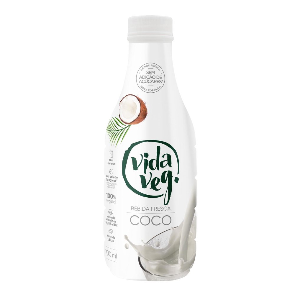 Encontraproduto.com.br - Bebida Vegetal Fresca VIDA VEG Coco Frasco 700ml