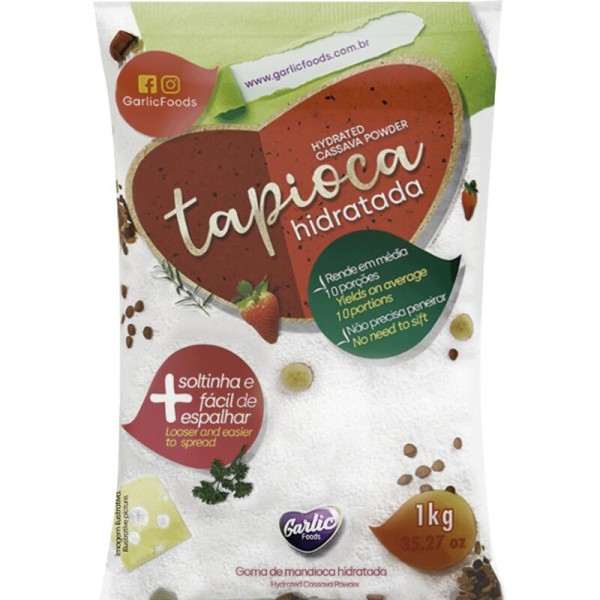 Encontraproduto.com.br - Tapioca Hidratada 1kg Saudável Saborosa Tapioca