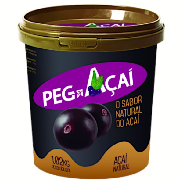 Encontraproduto.com.br - Açaí Peg Açaí Natural Pote com 1,02kg