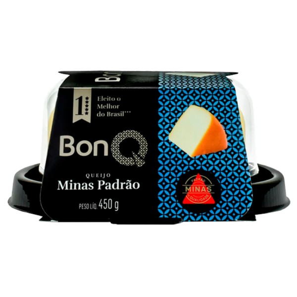 Queijo Minas Padrão BonQ 450g Zero Lactose