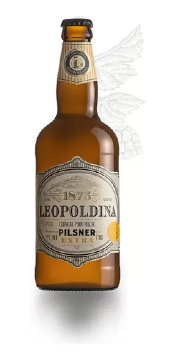 Cerveja Pilsner Leopoldina Garrafa 500ml