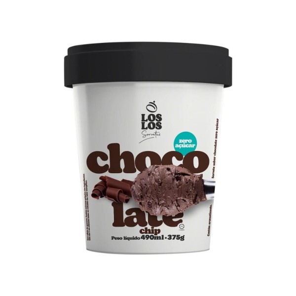 Sorvete Los Los Chocolate Zero Açucar 490ml