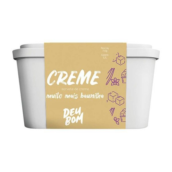 Encontraproduto.com.br - Sorvete Deu Bom Creme 1500 ml