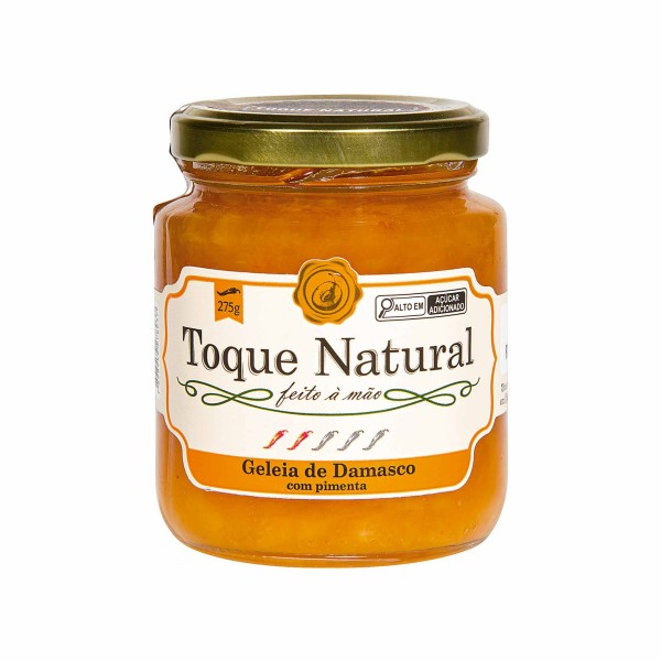 Encontraproduto.com.br - Geleia de Damasco com Pimenta Gourmet Toque Natural 275g