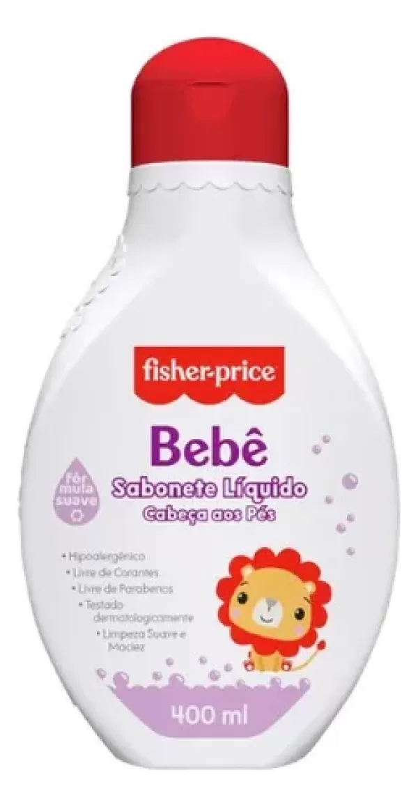 Sabonete Líquido Fisher-price Hipoalergênico 400ml