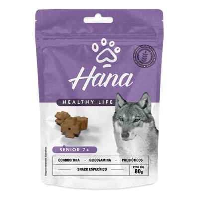 Encontraproduto.com.br - Snack Hana Healthy Life para Cães Adultos Porte Idosos Sabor Frango 80gr