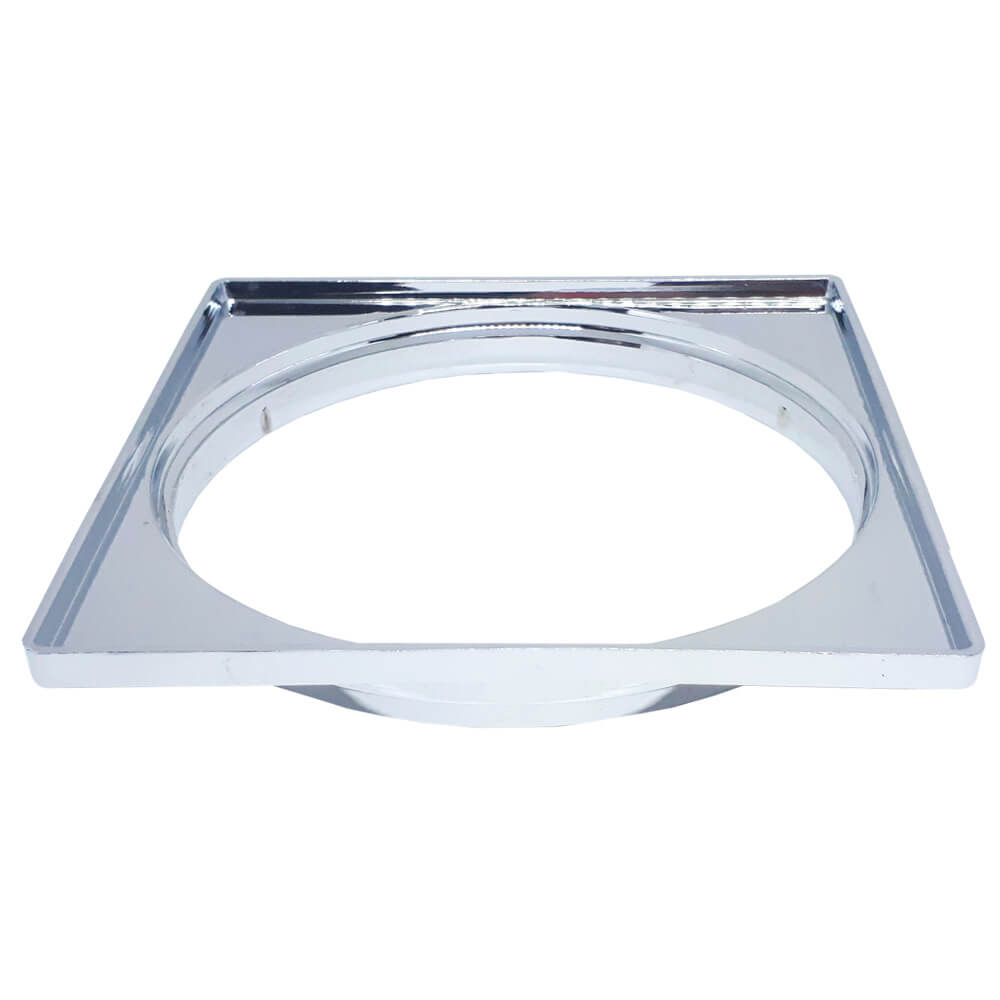 Porta Grelha Garaplas Quadrada ABS 15CM Cromada