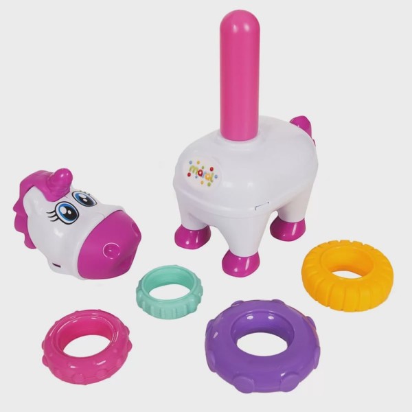 Brinquedo Didático Blocos Unicórnio Baby Pony Solapa - Maral