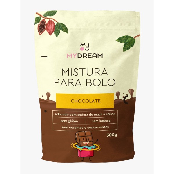 Encontraproduto.com.br - Mistura para Bolo MY DREAM Chocolate sem Glúten e sem Lactose 300g