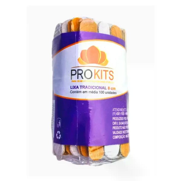 Encontraproduto.com.br - Lixas Prokits SHR 8cm Com 100 Unidades