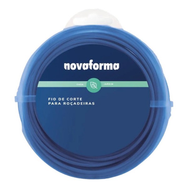 Fio De Corte P/ Roçadeira Redondo  2,0Mm 20M - Novaforma