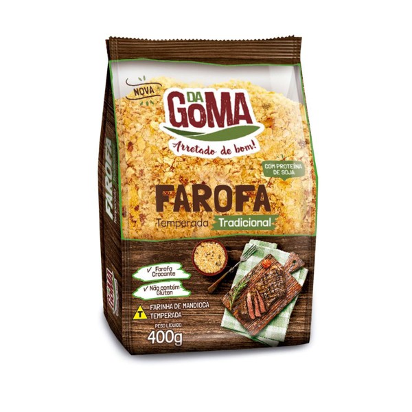 Encontraproduto.com.br - Farofa Pronta Da Goma Tradicional 400G