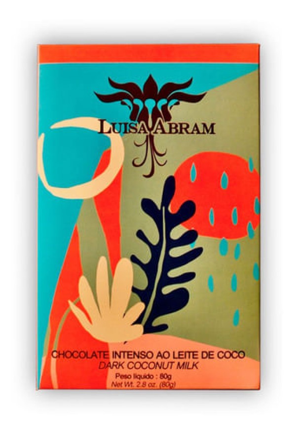 Encontraproduto.com.br - Chocolate ao Leite de Coco Luisa Abram 80g