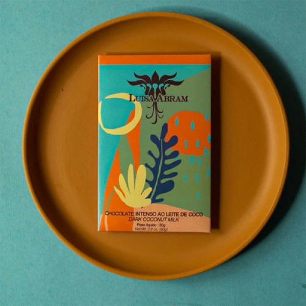 Encontraproduto.com.br - Chocolate ao Leite de Coco Luisa Abram 80g