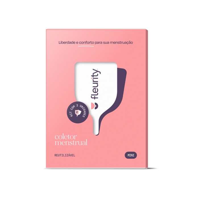 Encontraproduto.com.br - Kit Coletor Menstrual Fleurity Mini
