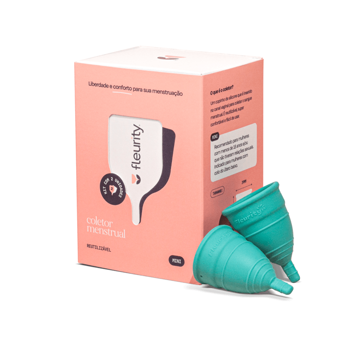 Encontraproduto.com.br - Kit Coletor Menstrual Fleurity Mini