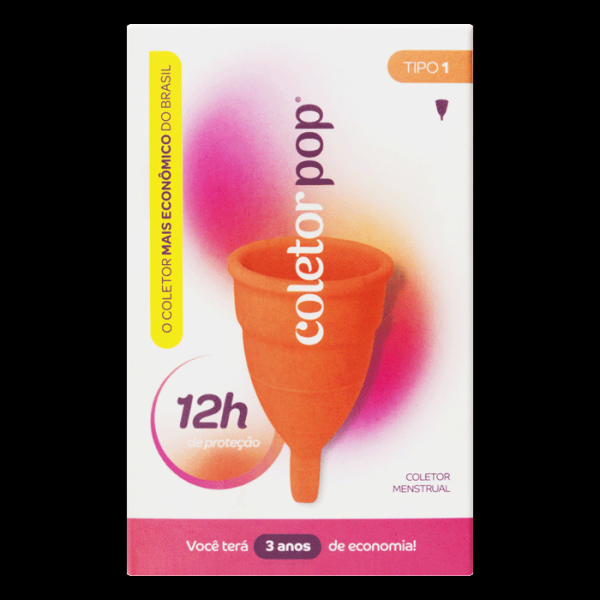 Encontraproduto.com.br - Coletor Menstrual Pop Tipo 1 com 12h de Proteção