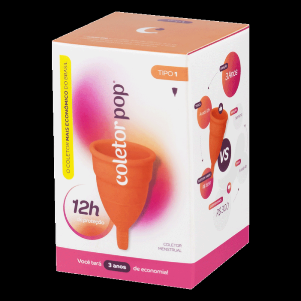 Encontraproduto.com.br - Coletor Menstrual Pop Tipo 1 com 12h de Proteção