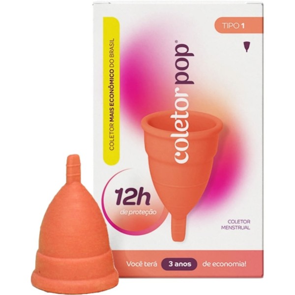 Encontraproduto.com.br - Coletor Menstrual Pop Tipo 1 com 12h de Proteção