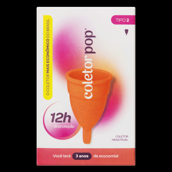 Encontraproduto.com.br - Coletor POP Menstrual Tipo 2 com 1 Unidade