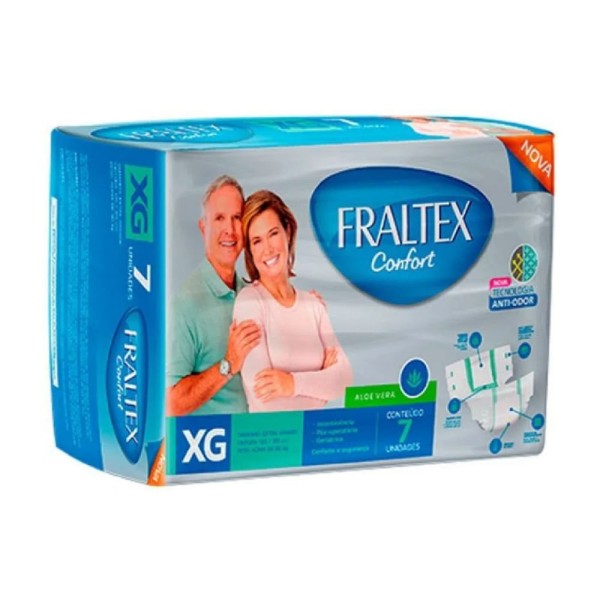 Encontraproduto.com.br - Fralda Geriátrica Fraltex XG c/ 7 Unid