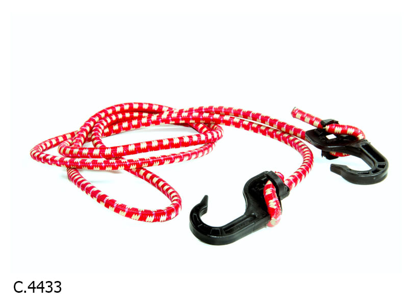 Encontraproduto.com.br - Kit C/ 10 Elásticos Trad. Pretos 1m - Estique, Aranha