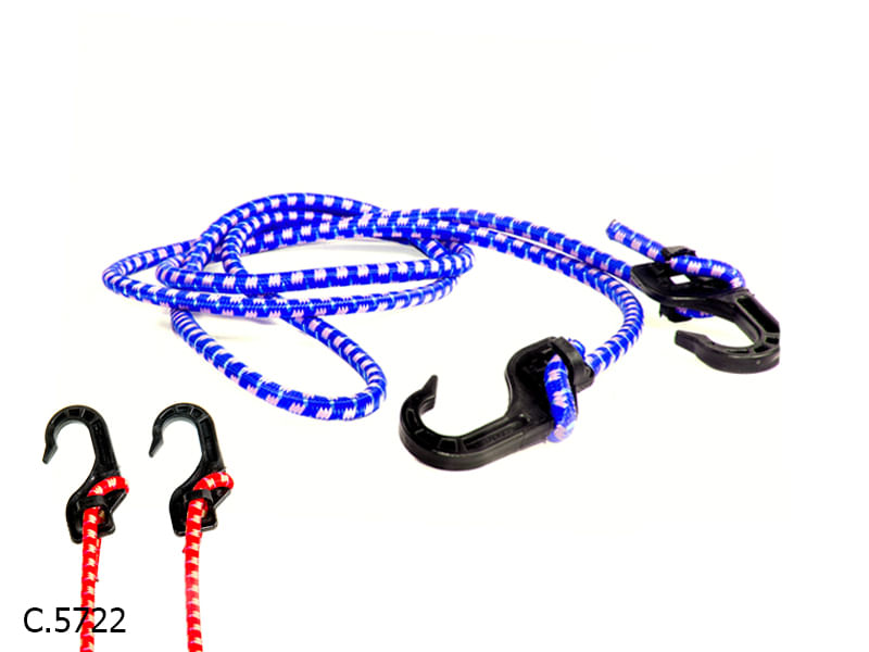 Encontraproduto.com.br - Extensor Elastico 3 Mt Gros Gancho Plast Pacote 10 Unidades Tok Elasticos