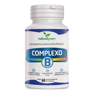 COMPLEXO B 500MG NATURALGREEN 60 CÁPSULAS