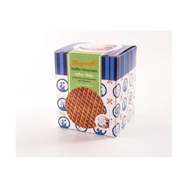 Encontraproduto.com.br - Wafles Holandes Stroopwafel 230g Limao