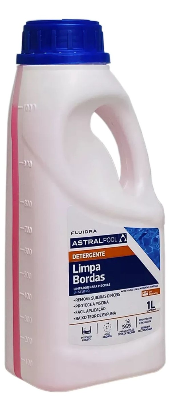 Detergente Limpa Bordas para Piscina Astralpool 1l Fluidra