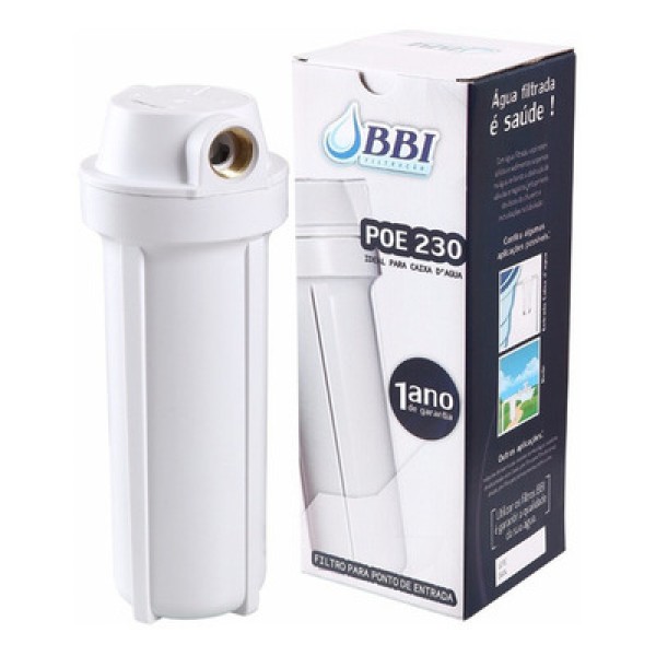 Kit 6 Filtro De Agua Bbi Para Caixa Dágua Cavalete Ponto De Entrada Poe F230poe