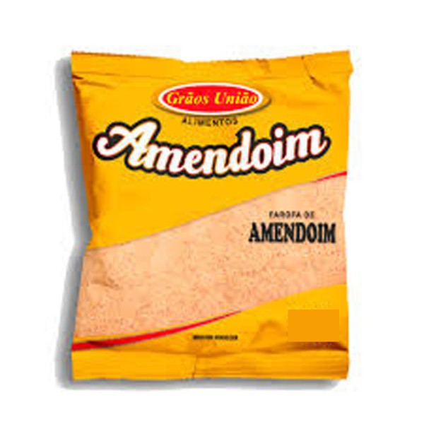 Farofa De Amendoim 500g Graos Uniao