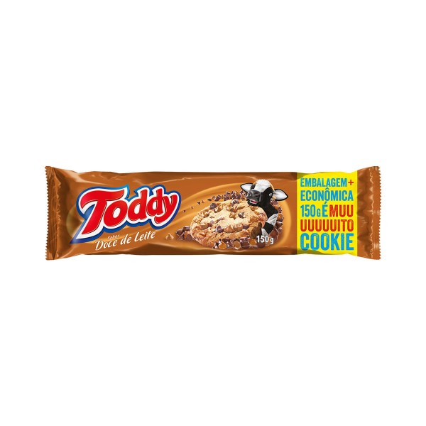 Cookie de Baunilha com Gotas de Doce de Leite e Chocolate Toddy 150g