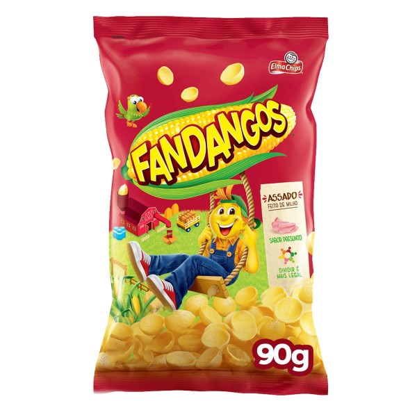 Encontraproduto.com.br - Salgadinho Elma Chips Fandangos Presunto Pacote com 90g