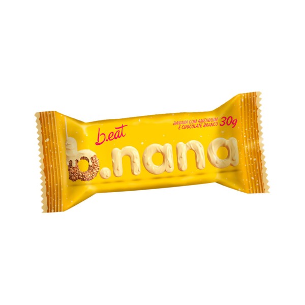 Encontraproduto.com.br - Barra B.nana B.eat 30gr Com Amendoim E Chocolate Branco