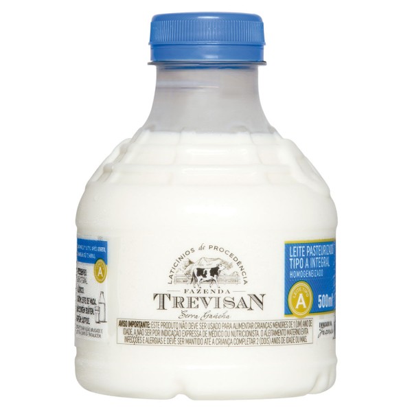 Encontraproduto.com.br - Leite Pasteurizado Tipo A Integral Trevisan 500ml